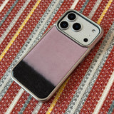 TWO - TONE MOHAIR EPOXY CASE - PINK
