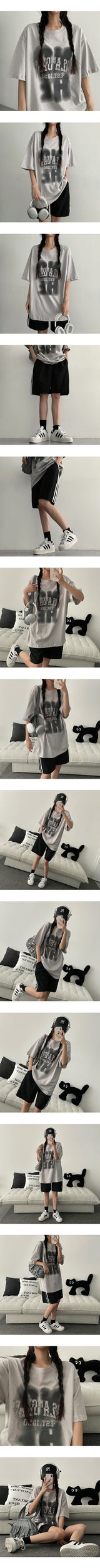 Darun Overfit Short Sleeve T-shirt covered