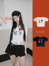 アイラブヴィンテージ半袖ニット Tシャツ