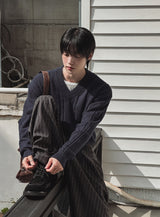 Beark Crop Cable Knit