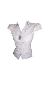 pink slim shirt