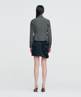 DOZI - Pinched Unbalance shirt _ GREY