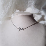 [Baby DONT Cry Yihyun Necklace] Dreamy Crystal Semi Choker Necklace