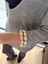 oval beads necklace