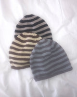 Behil Stripe Shirred Beanie