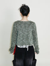 Square pocket balloon fit corduroy pants