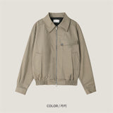 シティ カラー ブルゾン ジャケット (2 Colors)