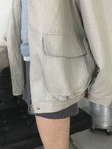 リンクルレザージャンパー