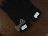 Petite Bow Gloves (black)