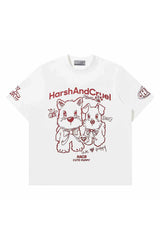 プレイフルドッググラフィックTシャツ