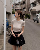 Senz ウール シースルー半袖Tシャツ