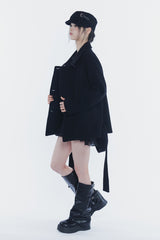 ルナベルボーイキャップ black