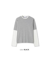 ミックスレイヤードロングスリーブTシャツ