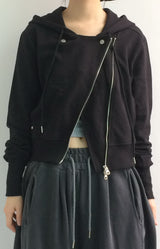 Bitline Curve Hooded Zip-up