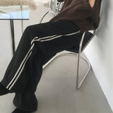 Paul Two Lines Track Coloring Wide Sweatpants