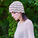 VA Label Wave Line Beanie / Beige