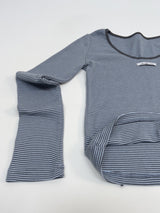 Porte U-neck Stripe T-shirt
