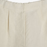 Stranger Classic Fit Linen Shorts (Cream)