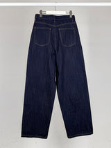 DOUBLE KNEE RAW JEANS (2C)