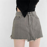 Rainy Cutting Mini Skirt (4 colors)
