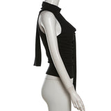 Blissing Scarf Sleeveless T-shirt