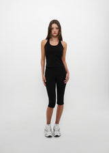 [B-BASIC] Basic Cotton Span Mango Halter Neck Sleeveless (Built-in Cap)