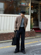 Vintage flare black denim pants