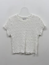 Embossed Wrinkle Short Sleeve T-shirt