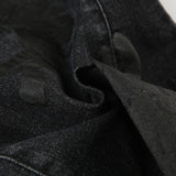 Rose dark blue low bootcut jeans