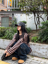 Levi Cross Slit Stitch Denim Pants