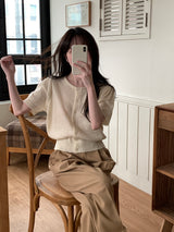 [MADE] Wearby Puff Half Cardigan