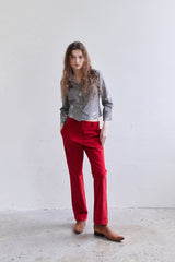 RED CORDUROY PANTS