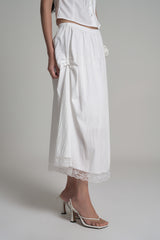  Angel lace skirt, Ivory