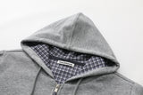 Brooklyn Check Lining Hoodie Zip-up