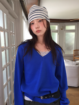 アンコール ウール Vネック ニット (5color)