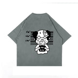 PEANUT STAIN - Fakenut Stain Mastermind Grey Boxy Oversized Tshirt