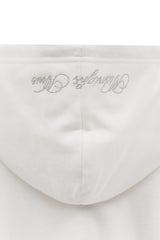 bt hood zip up (white)