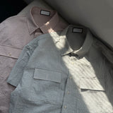 SK ダブルクロップチェックシャツ(3 colors)