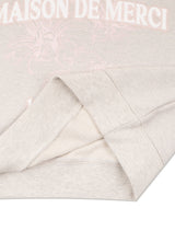 Women's Lees Embo クロップドスウェットシャツ オートミール (FCF1TS204W)