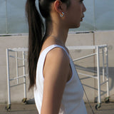 Single Buckle sleeveless_ivory