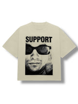SUPORT グラフィックオーバーサイズTシャツ