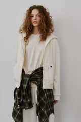 Snow Hood Zip-up (Ivory)