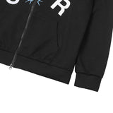 ロアパズルロゴフードジップアップ UNISEX