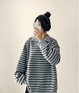 Momo Dangala Loose Fit Collar Sweatshirt
