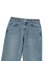 STAR APLIQUE DENIM PANTS LIGHT BLUE