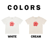 Basic Rose T-shirt (Cream)
