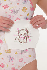 [April Kitty_ivory] ワンピース スイムウェア