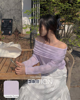 [MADE] Bamin off‑shoulder wool knit