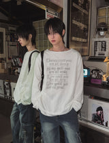 Rough See-through Layered Knit
