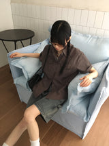 [MADE] Datone overfit nylon short sleeve shirt